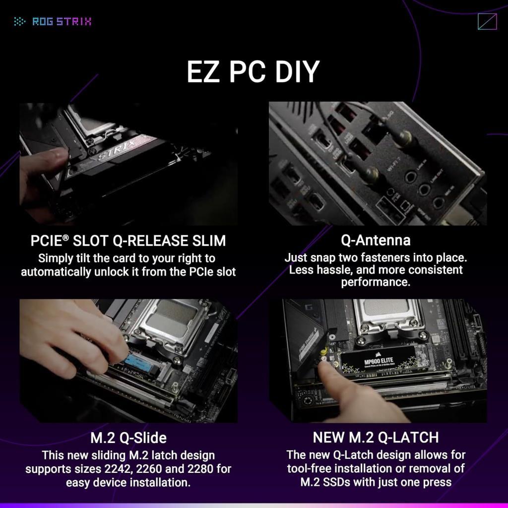 Asus ROG Strix B850-I Gaming Wi-Fi AMD AM5 DDR5 Mini ITX Anakart