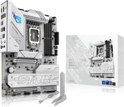 ASUS ROG Strix B860-A Gaming WiFi ATX anakart, Gelişmiş AI PC'ye hazır, 14+1+2+1 güç aşamaları, DDR5 yuvaları, PCIe 5.0, dört M.2 yuvası, WiFi 7, AI Networking II, Aura Sync RGB aydınlatma. Teşhir
