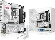 ASUS ROG Strix B860-G Gaming WiFi mATX anakart, Gelişmiş AI PC'ye hazır, 14+1+2+1 güç aşamaları, DDR5 yuvaları, PCIe 5.0, dört M.2 yuvası, WiFi 7, AI Networking II, Aura Sync RGB aydınlatma. Teşhir