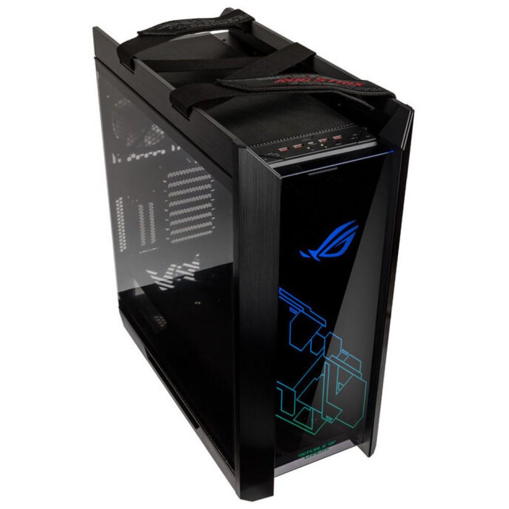 ASUS ROG Strix Helios GX601 RGB Fanlı Temperli Cam USB 3.1 E-ATX Mid Tower Gaming Oyuncu Kasası Siyah - Outlet