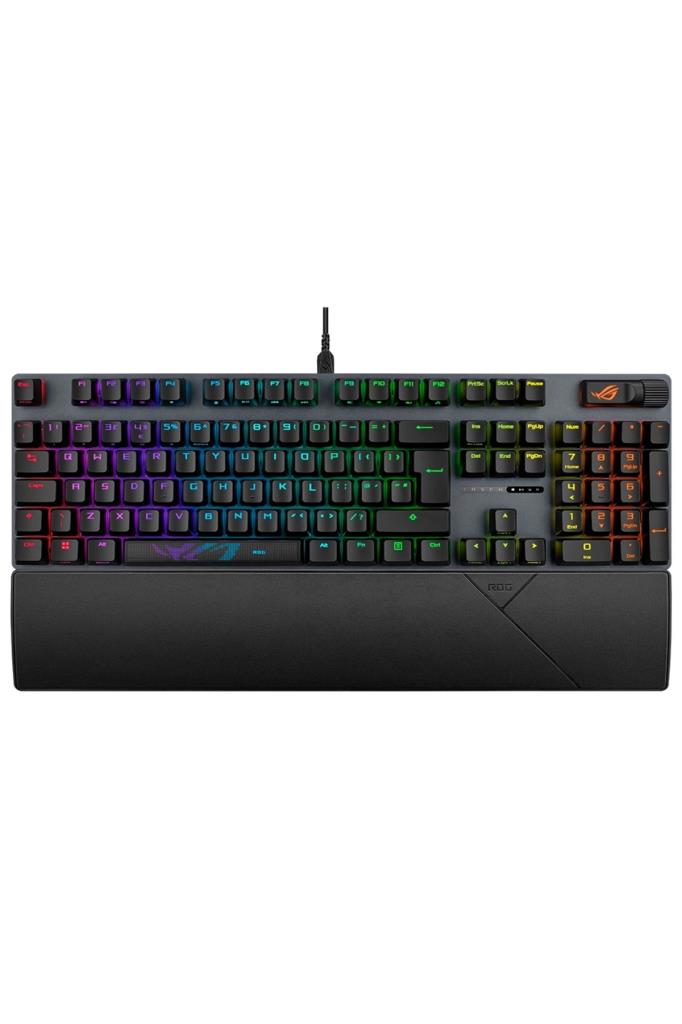 لوحة مفاتيح الألعاب الميكانيكية السلكية Asus ROG Strix Scope II RGB NX Snow Switch 