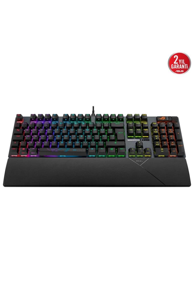 لوحة مفاتيح الألعاب الميكانيكية السلكية Asus ROG Strix Scope II RGB NX Snow Switch 