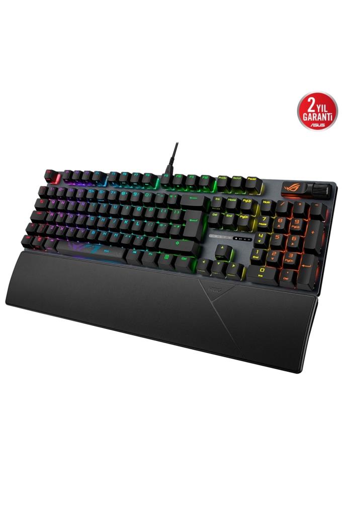 لوحة مفاتيح الألعاب الميكانيكية السلكية Asus ROG Strix Scope II RGB NX Snow Switch 