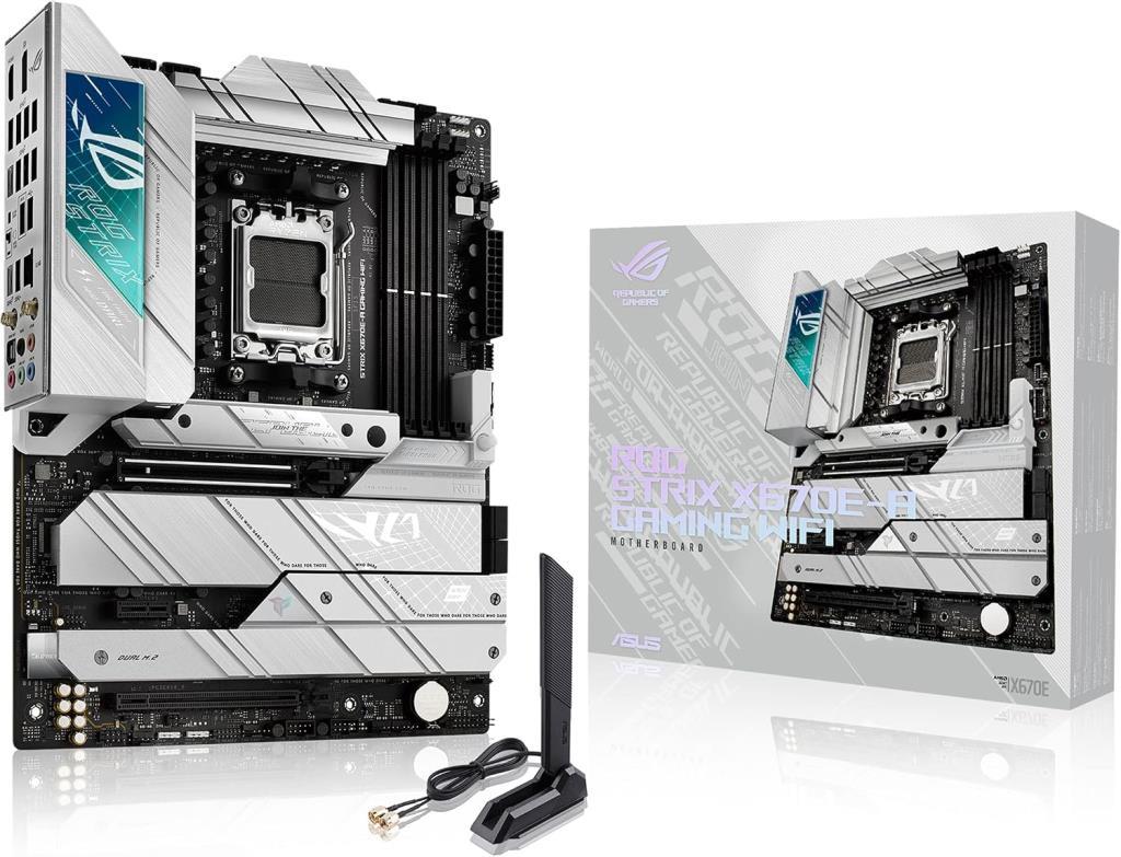 Asus Rog Strix X670E-A Gaming Wi-Fi AMD AM5 DDR5 ATX Anakart - OUTLET