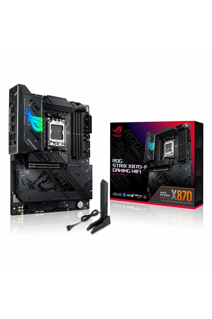 Asus ROG Strix X870-F Gaming Wi-Fi AMD AM5 DDR5 ATX Anakart Teşhir