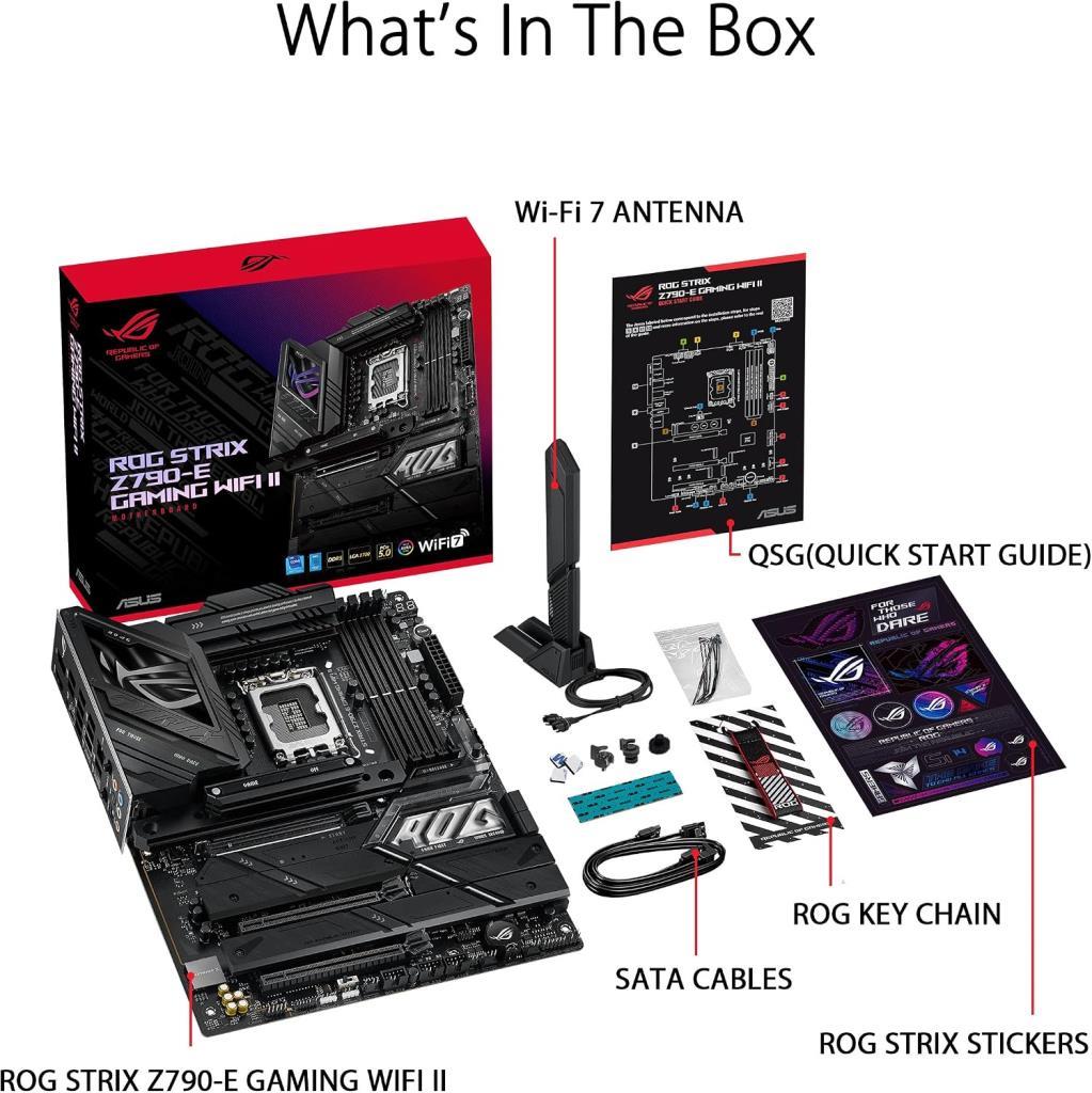 Asus Rog Strix Z790-E Gaming Wi-Fi II Intel LGA1700 DDR5 ATX Anakart