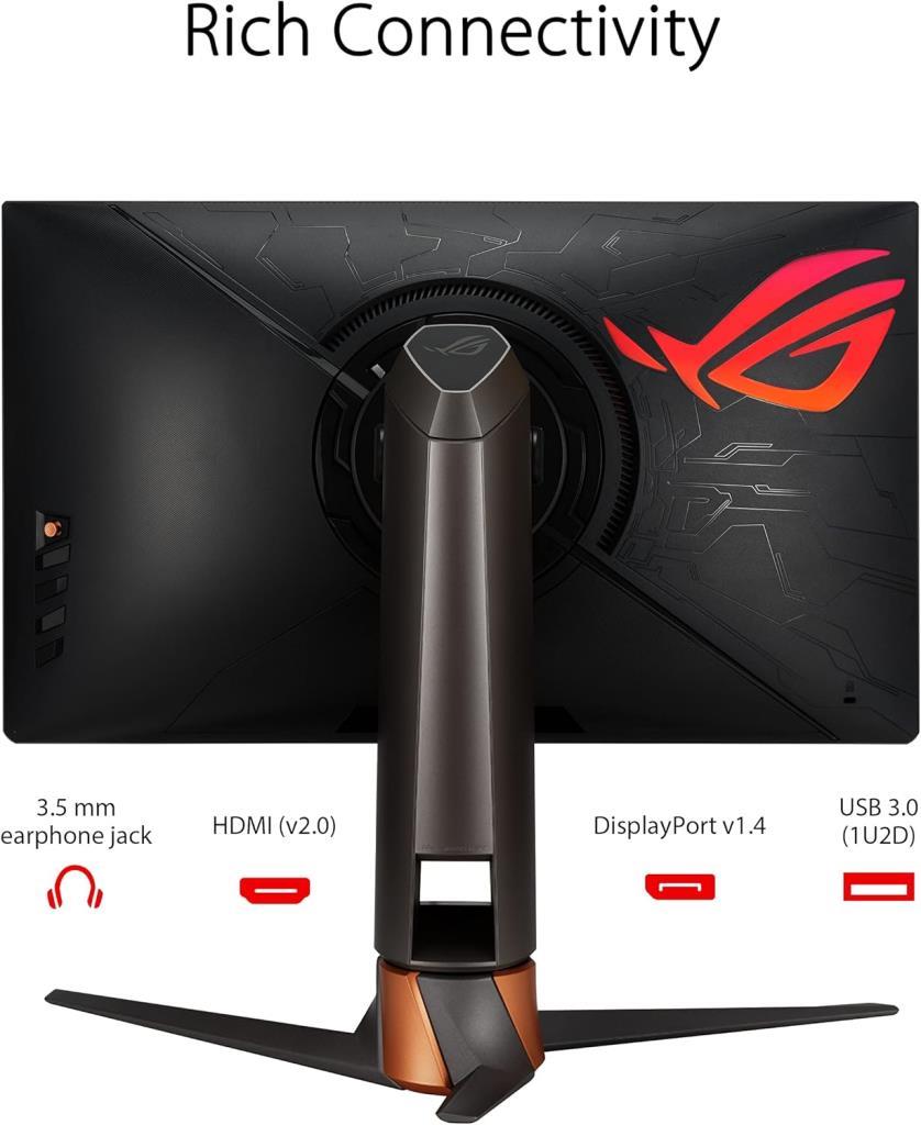 Asus Rog Swift PG259QNR 24.5" 1 ms Full HD Pivot IPS 360 Hz Oyuncu Monitörü - outlet