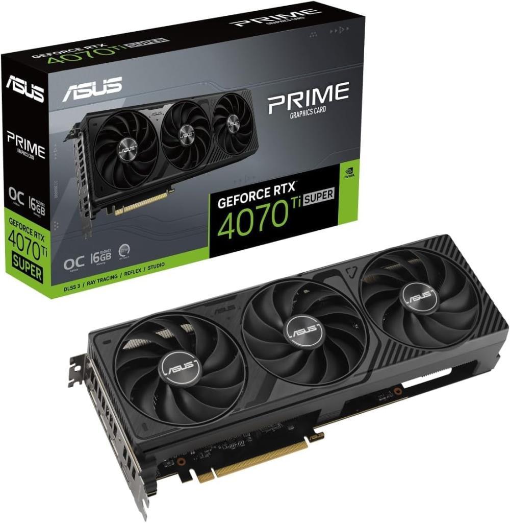 Asus RTX 4070 TI Super Prime OC Edition PRIME-RTX4070TIS-O16G 256 Bit GDDR6X 16 GB Ekran Kartı