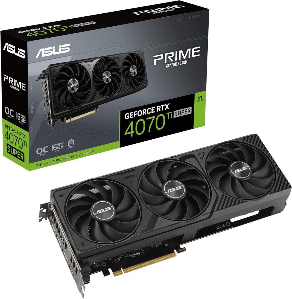 Asus RTX 4070 TI Super Prime OC Edition PRIME-RTX4070TIS-O16G 256 Bit GDDR6X 16 GB Ekran Kartı