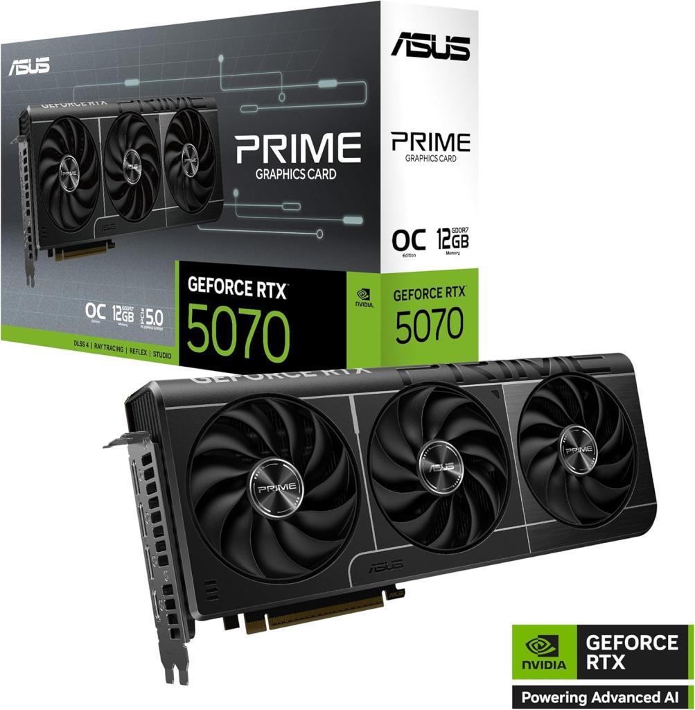 Asus RTX 5070 Prime OC Edition PRIME-RTX5070-O12G 192 Bit GDDR7 12 GB Ekran Kartı Teşhir