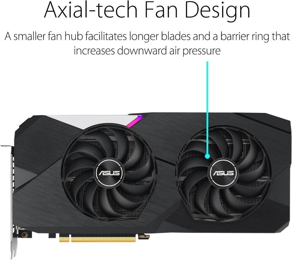 Asus RX 6750 XT Dual OC Edition DUAL-RX6750XT-O12G 192 Bit GDDR6 12 GB Ekran Kartı - Teşhir