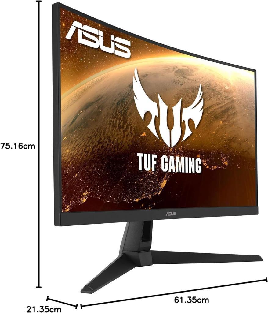 Asus TUF Gaming VG27WQ1B 27" 1 ms 2K Curved 165 Hz Oyuncu Monitörü - Teşhir