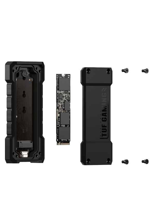 ASUS TUF Gaming A2 USB-C 3.2 Gen 2×2 M.2 NVMe SATA SSD Kutusu OUTLET