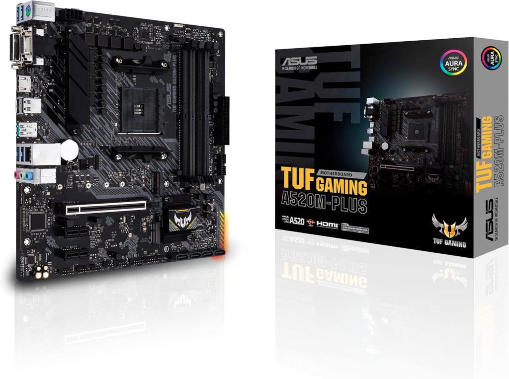 Asus Tuf Gaming A520M-PLUS AMD AM4 DDR4 Micro ATX Anakart Teşhir