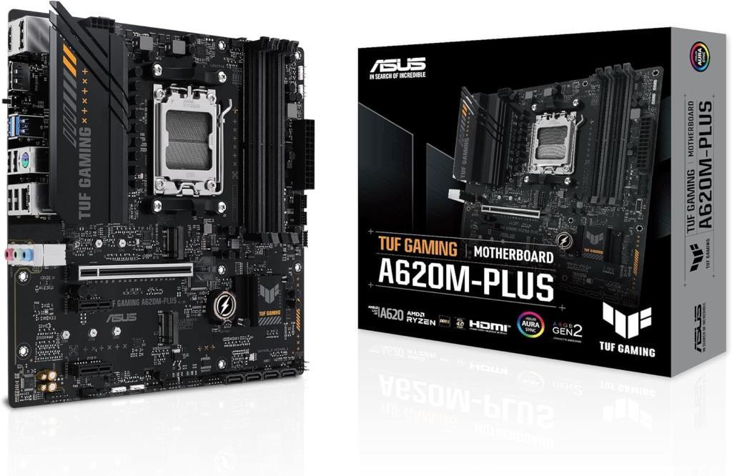 Asus Tuf Gaming A620M-Plus AMD AM5 DDR5 Micro ATX Anakart Outlet