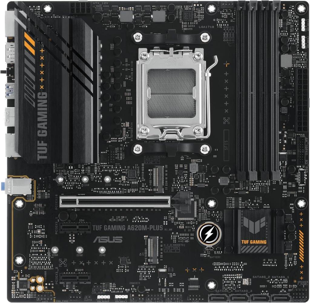 Asus Tuf Gaming A620M-Plus AMD AM5 DDR5 Micro ATX Anakart Outlet