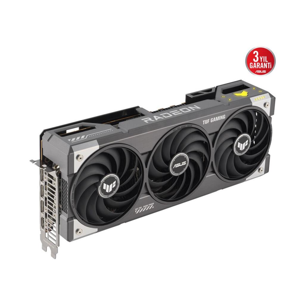 Asus RX 9070 TUF Gaming OC Edition TUF-RX9070-O16G-GAMING 256 Bit GDDR6 16 GB Ekran Kartı