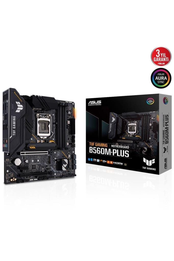 Asus Tuf Gaming B560M-PLUS Intel LGA1200 DDR4 Micro ATX Anakart Outlet