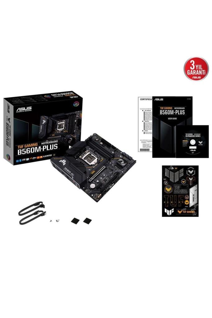 Asus Tuf Gaming B560M-PLUS Intel LGA1200 DDR4 Micro ATX Anakart Outlet