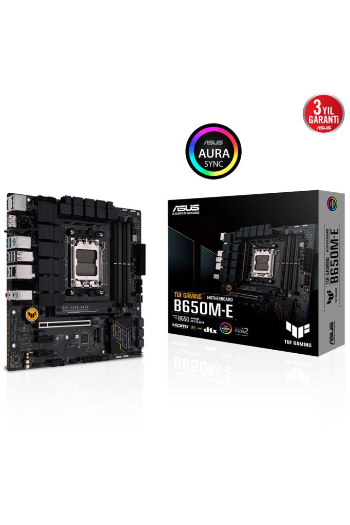Asus TUF Gaming B650M-E AMD AM5 DDR5 Micro ATX Anakart Teşhir