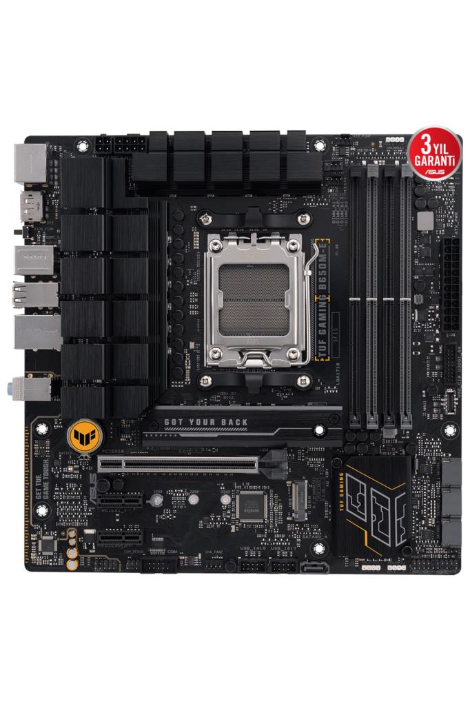 Asus TUF Gaming B650M-E AMD AM5 DDR5 Micro ATX Anakart Teşhir