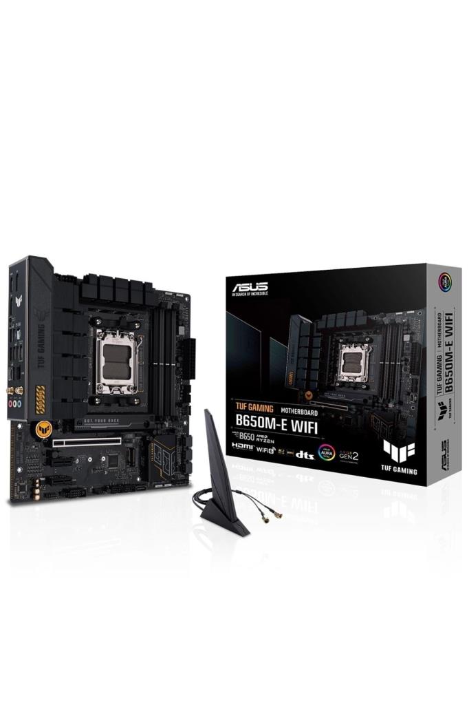Asus Tuf Gaming B650M-E Wi-Fi AMD AM5 DDR5 Micro ATX Anakart Teşhir