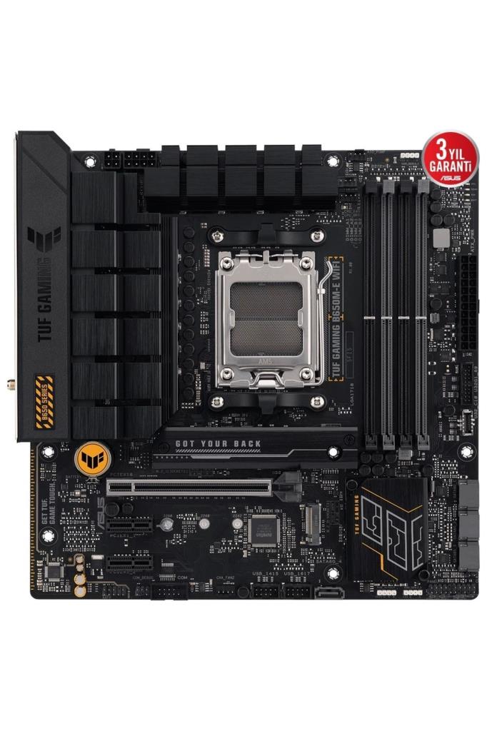 Asus Tuf Gaming B650M-E Wi-Fi AMD AM5 DDR5 Micro ATX Anakart Teşhir