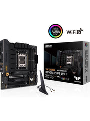 لوحة أم Asus TUF Gaming B650M-PLUS Wi-Fi AMD AM5 DDR5 Micro ATX، منفذ بيع