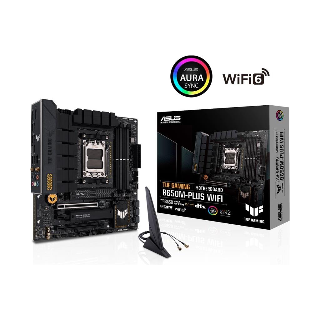 Asus TUF Gaming B650M-PLUS AMD AM5 DDR5 Micro ATX Anakart Teşhir
