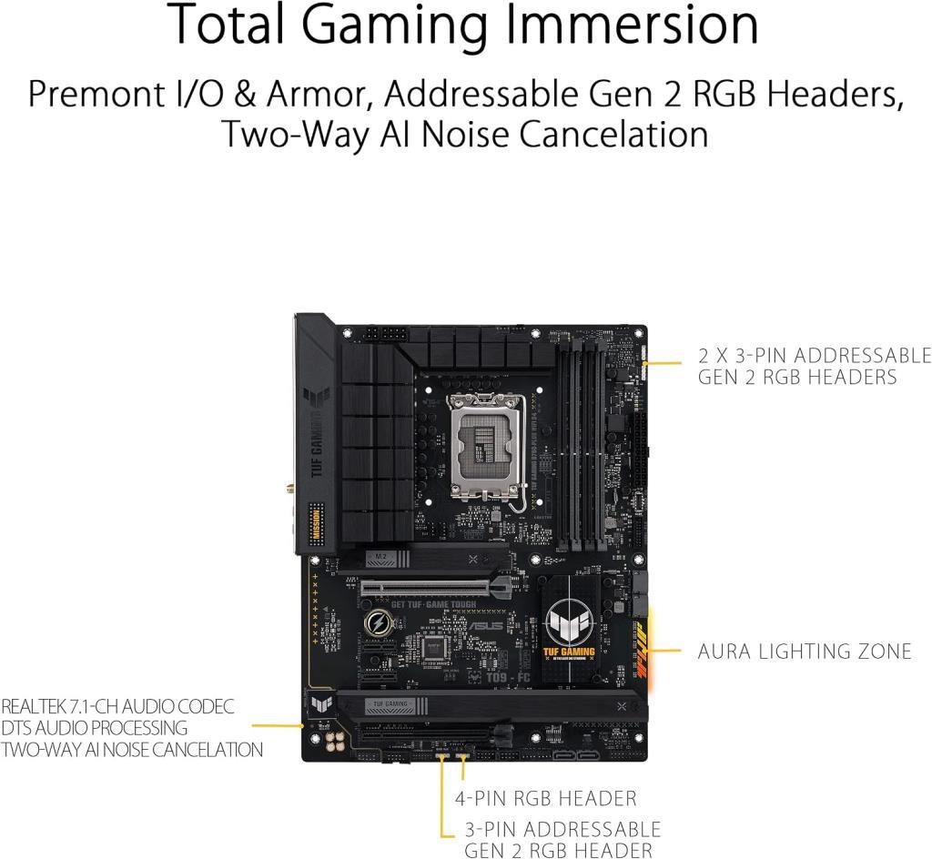 Asus Tuf Gaming B760-PLUS Wi-Fi Intel LGA1700 DDR4 ATX Anakart