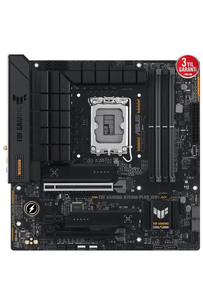 Asus Tuf Gaming B760M-PLUS Intel LGA1700 DDR5 Micro ATX Anakart Outlet