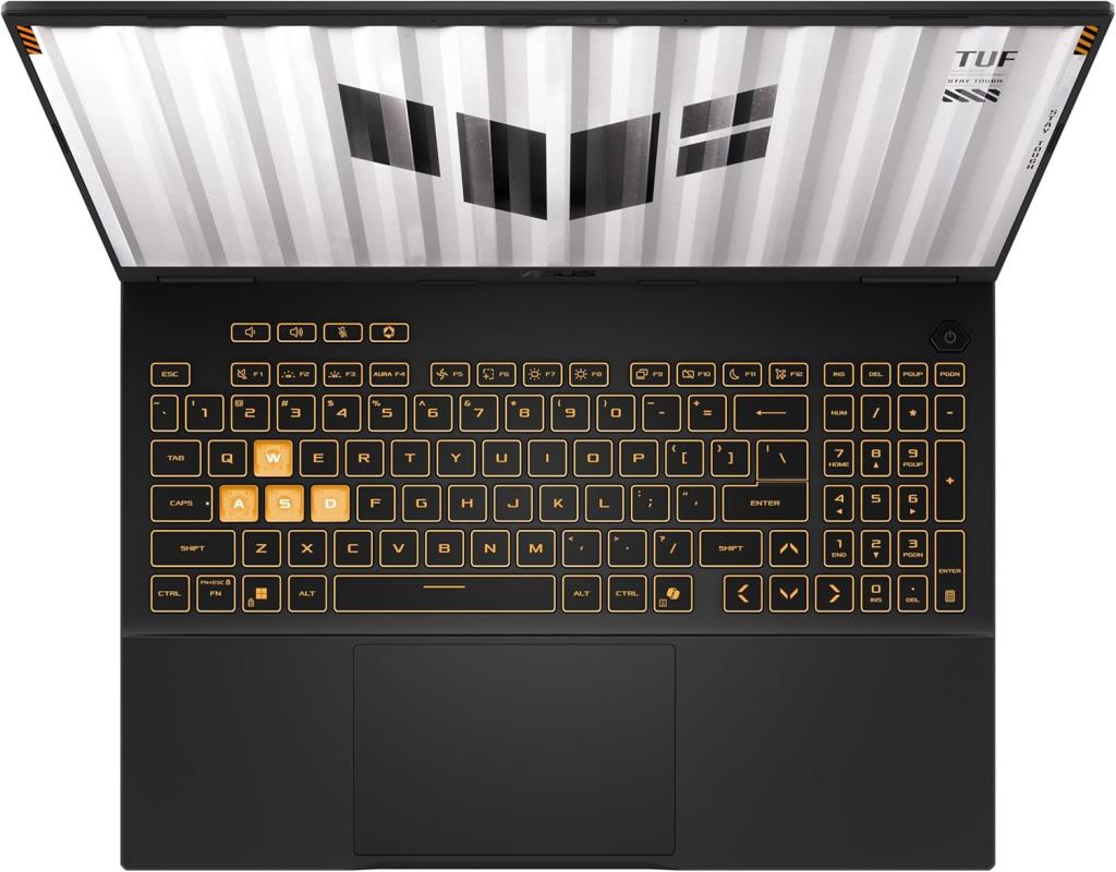 Asus TUF Gaming F16 FX608JM-RV073 i5-13450HX 16 GB 512 GB SSD RTX5060 16" WUXGA Gaming Laptop - OUTLET