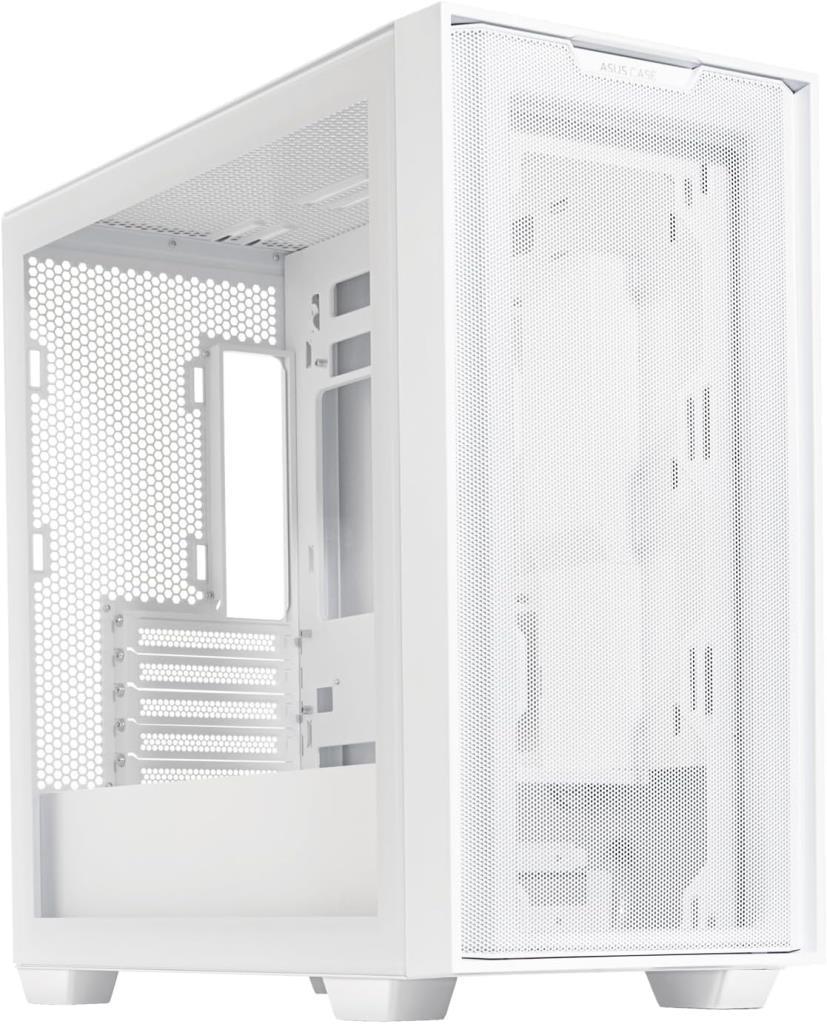 ASUS TUF Gaming GT502 Beyaz Panoramik Temperli Cam Fansız ATX Oyuncu Kasası
