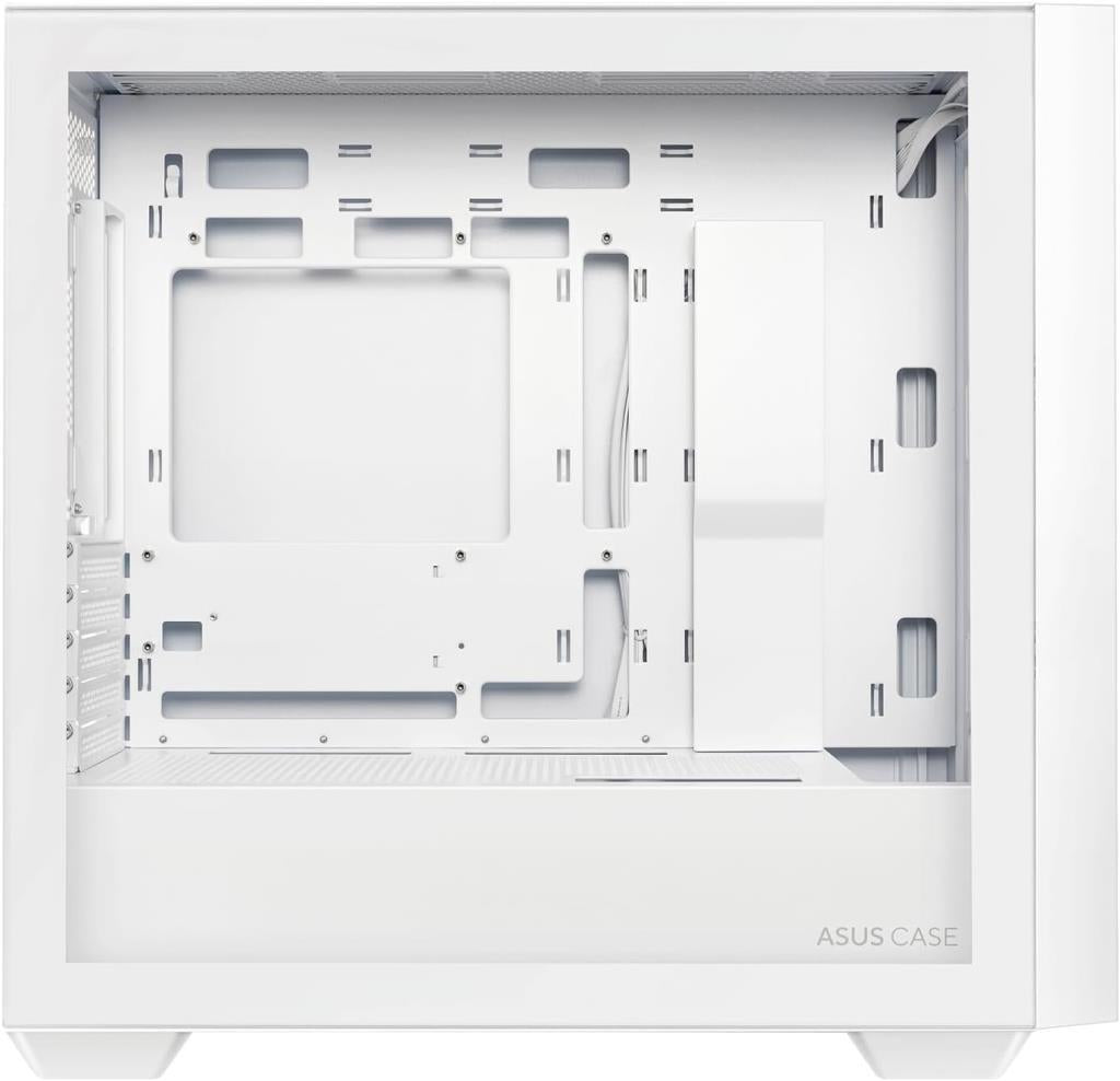 ASUS TUF Gaming GT502 Beyaz Panoramik Temperli Cam Fansız ATX Oyuncu Kasası