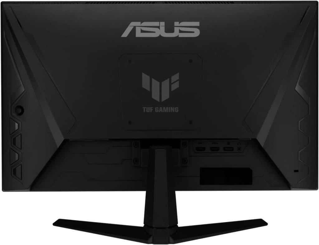 شاشة ألعاب ASUS TUF Gaming VG249QM1A مقاس 23.8 بوصة بدقة Full HD IPS ومعدل تحديث 270 هرتز، معروضة للعرض
