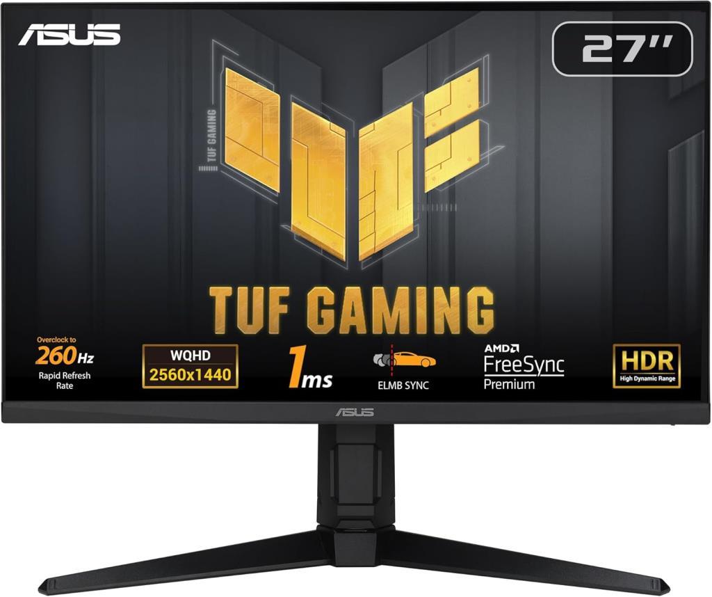 Asus TUF Gaming VG27AQML1A 27" 1 ms 2K Pivot IPS 260 Hz Oyuncu Monitörü - Teşhir