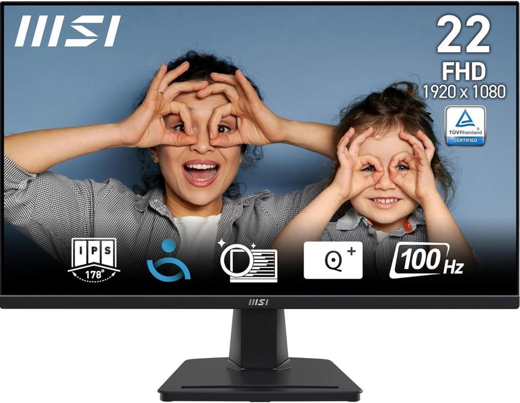 MSI PRO MP225 21.5" 1 ms Full HD IPS 100 Hz Monitör