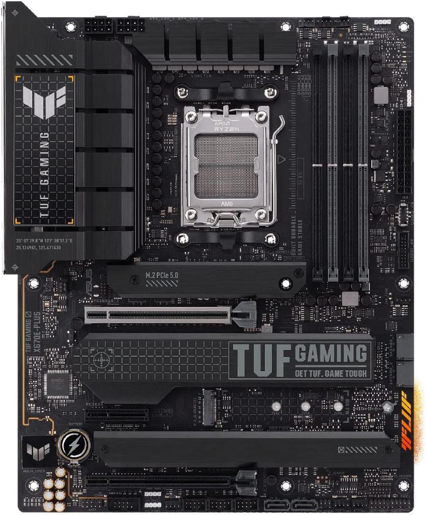 Asus Tuf Gaming X670E-PLUS Wi-Fi AMD AM5 DDR5 ATX Motherboard Display