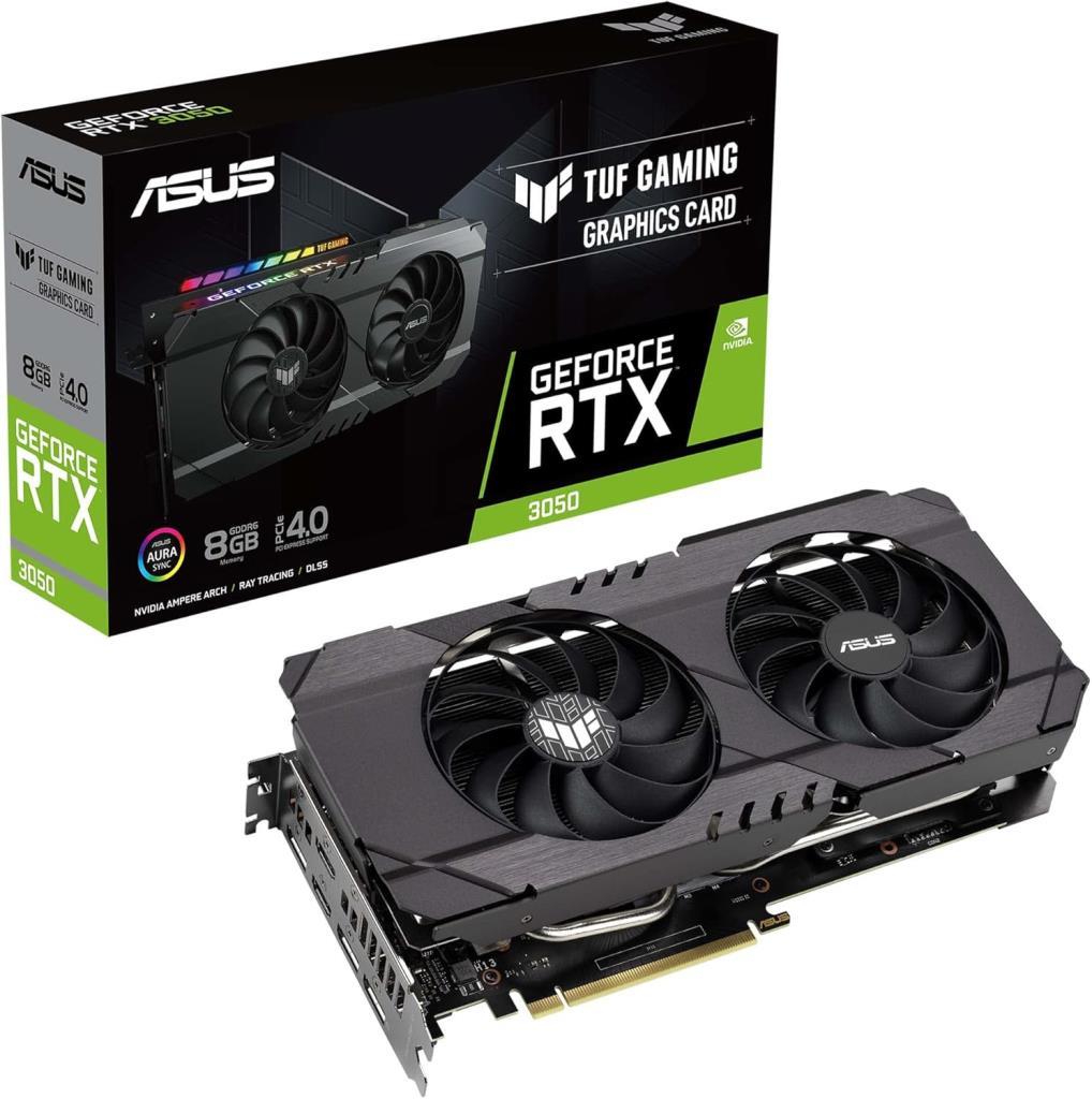 Asus RTX 3050 TUF Gaming OC Edition TUF-RTX3050-O8G-GAMING 128 Bit GDDR6 8 GB Ekran Kartı Teşhir