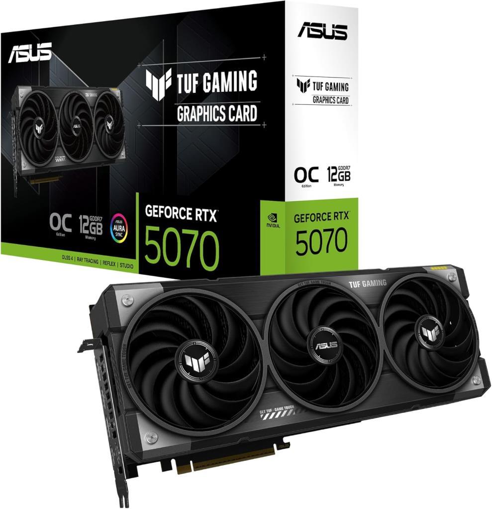 Asus RTX 5070 TUF Gaming OC Edition TUF-RTX5070-O12G-GAMING 192 Bit GDDR7 12 GB Ekran Kartı Outlet