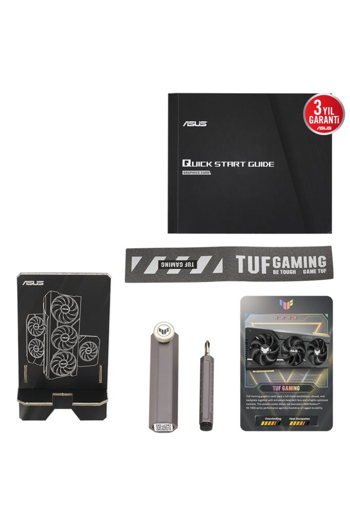 Asus RX 7900 XT TUF Gaming OC Edition TUF-RX7900XT-O20G-GAMING 320 Bit GDDR6 20 GB Graphics Card Display