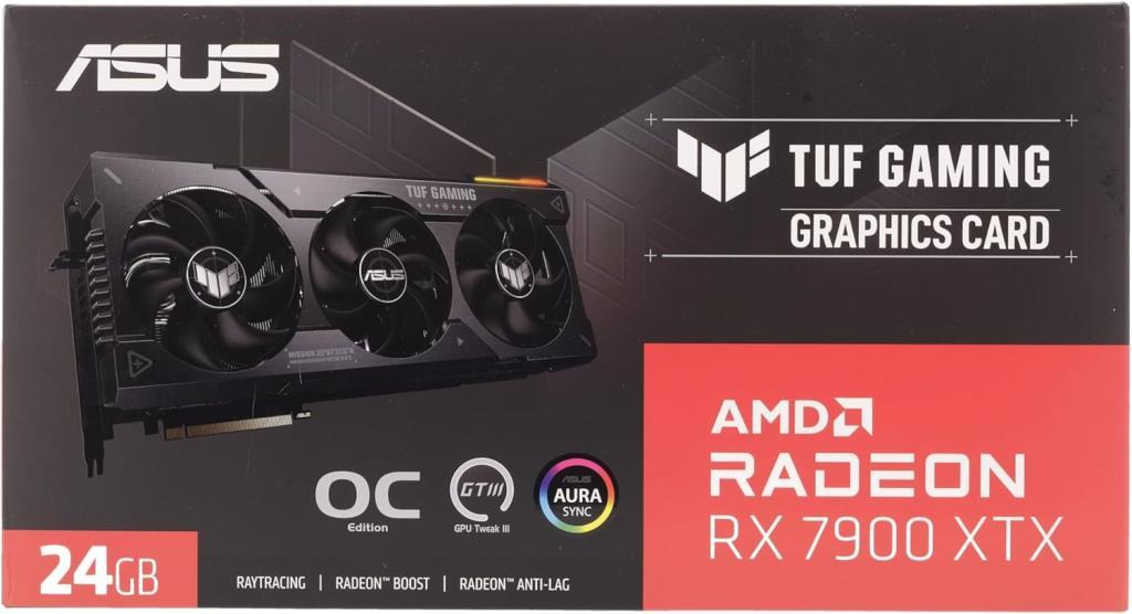 Asus RX 7900 XTX Tuf Gaming OC Edition TUF-RX7900XTX-O24G-GAMING 384 Bit GDDR6 24 GB Ekran Kartı Outlet