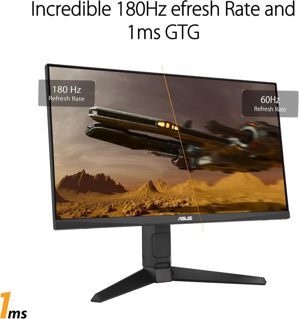 Asus TUF Gaming VG249QL3A 23.8" 1 ms Full HD Pivot IPS 180 Hz Oyuncu Monitörü - TEŞHİR
