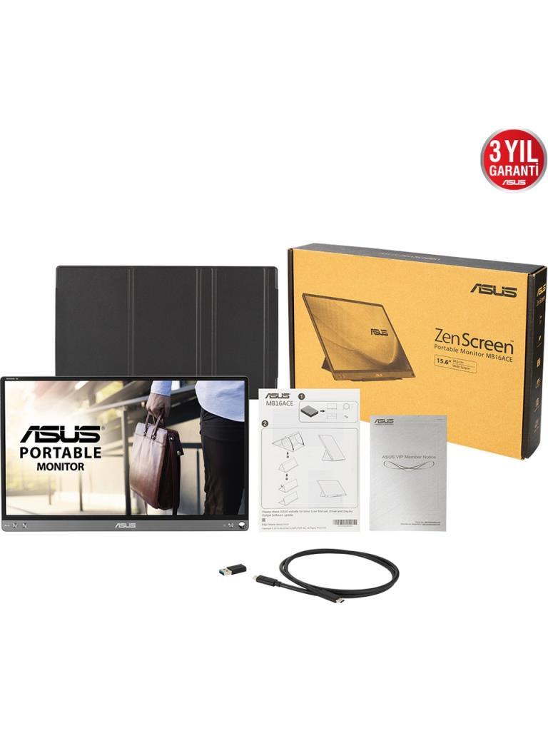 Asus ZenScreen MB16ACE 15.6" 5 ms Full HD IPS 60 Hz Taşınabilir Monitör Outlet