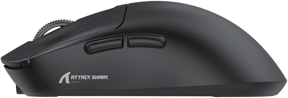 Attack Shark X3 Pro Siyah Şarjlı Makrolu Ergonomik Optik Kablosuz Oyuncu Mouse - TEŞHİR