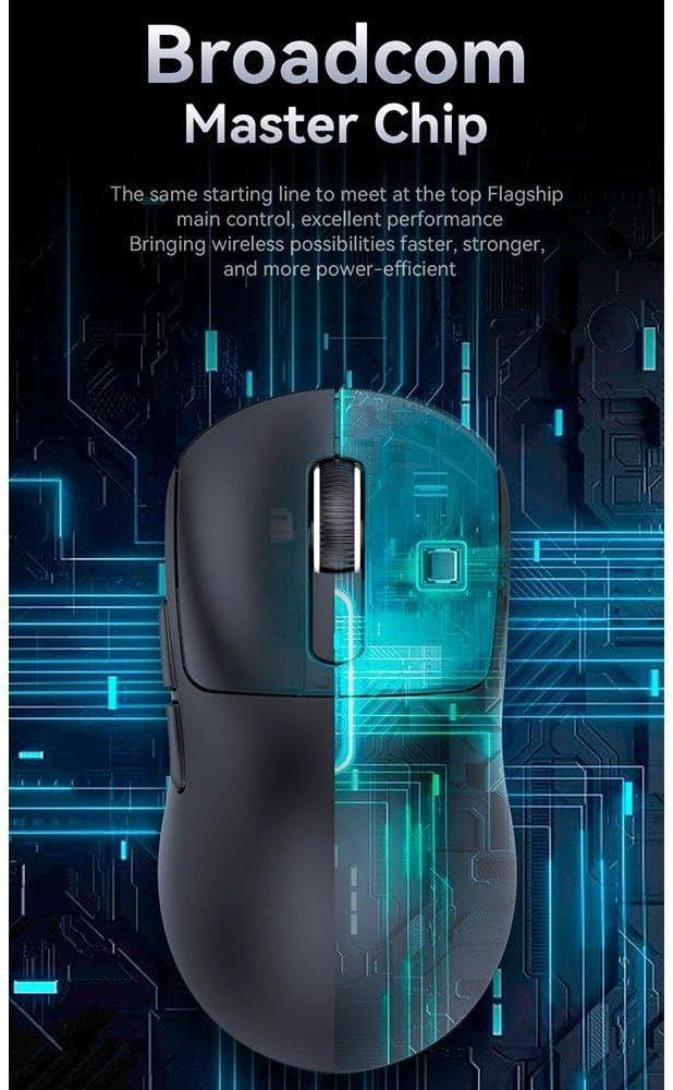 Attack Shark X3 Pro Siyah Şarjlı Makrolu Ergonomik Optik Kablosuz Oyuncu Mouse - TEŞHİR