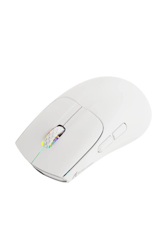 Attack Shark X5 Beyaz Optik Kablolu/Kablosuz Oyuncu Mouse Teşhir