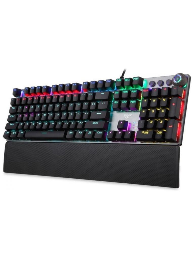 Aula F2058 RGB Blue Switch Kablolu Mekanik Oyuncu klavyesi
