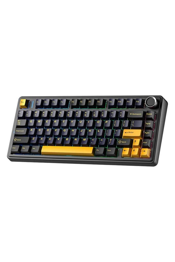 Aula F75 RGB %75 TKL Gray Switch Kablolu/Kablosuz Mekanik Oyuncu Klavyesi