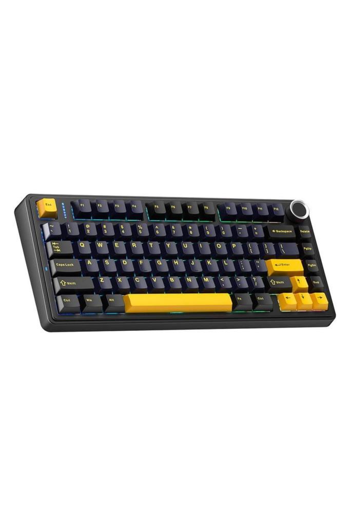 Aula F75 RGB %75 TKL Gray Switch Kablolu/Kablosuz Mekanik Oyuncu Klavyesi